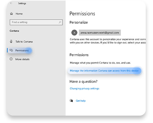 manage permissions